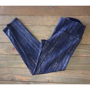 Victoria Sport Victoria's Secret athletic leggings blue/silver women's size M